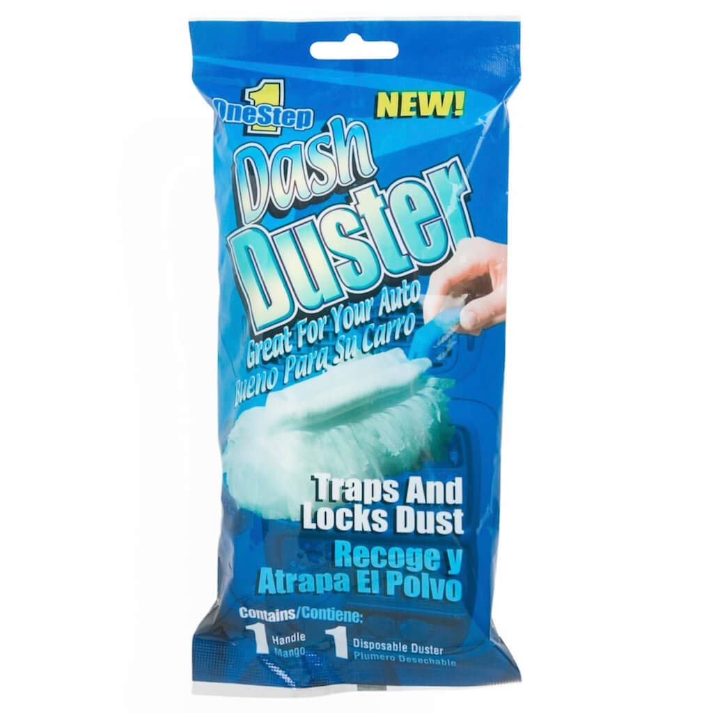 COMPAC Home Car Duster | Disposable Duster with Foldable Handle | Multifunctional Dash Duster for Car Interior & Exterior | Dusting Tool for Console,