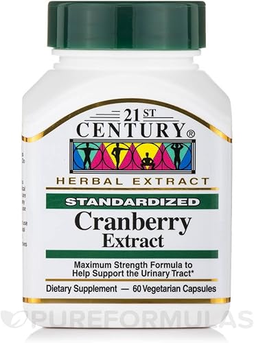 21st Century Cuidado de la salud, extracto de arándano, estandarizado, 60 cápsulas vegetales