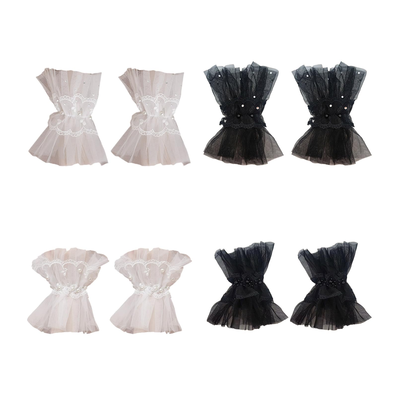 pearl lolitas  Amazon.co.jp: Meiliyizu Lolita パールカフス、Lolitas Pearl Cuffs セクシー レース 伸縮性  オーバースリーブ レディース ショート フリル スリーブ 女性用 ガールズ パーティー ハンドオーナメント ハンド : ドラッグストア
