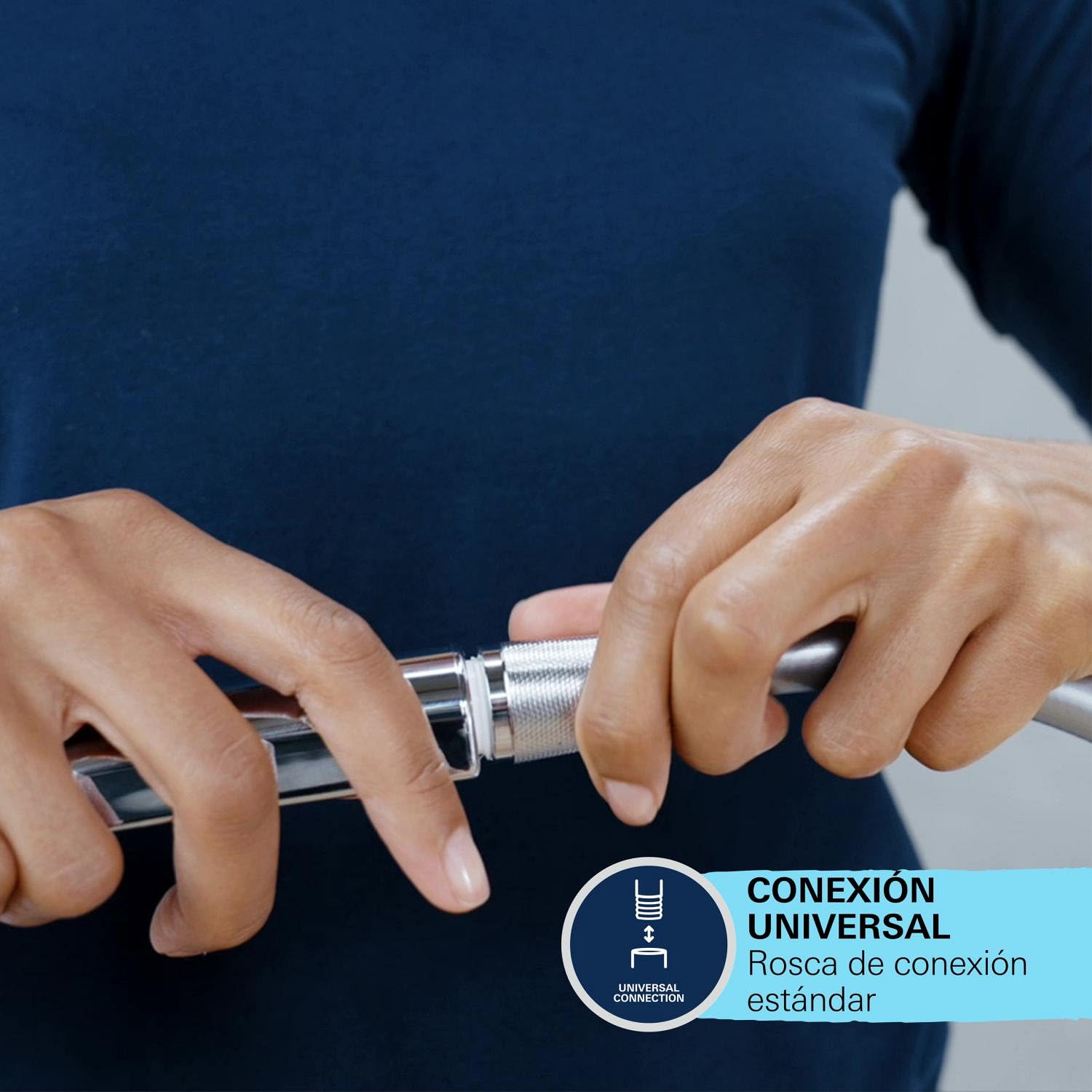 GROHE Vitalio Start 110 - Conjunto de ducha (Quickfix, ahorro de agua, sistema antical), cromo 27948001