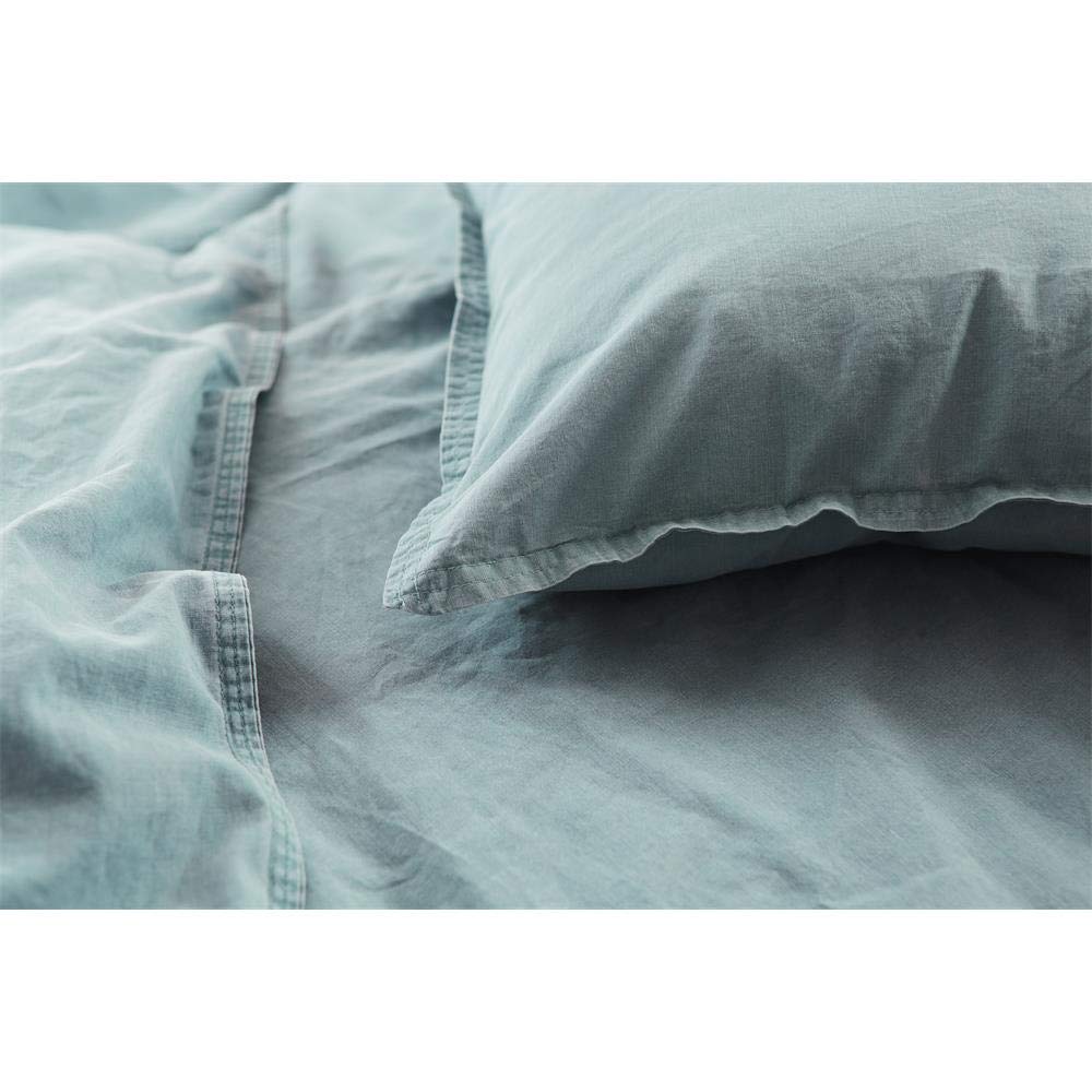 Thomas rinforzato di biancheria da letto stonewashed | 588 turchese – 135 X 200