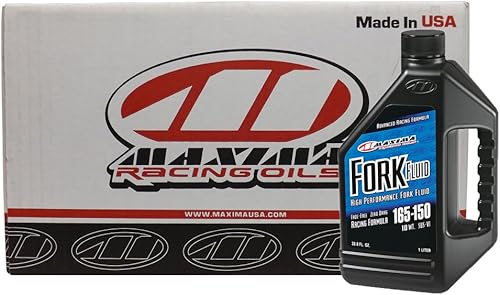 Miniatura 4 de Maxima Racing Oils 5990110-2PK - Fluido de horquilla Racing 165150 10w 1L Botella, paquete de 2