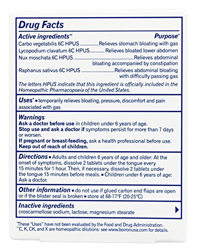 Boiron Gasalia - 60 Tablets - Image 4