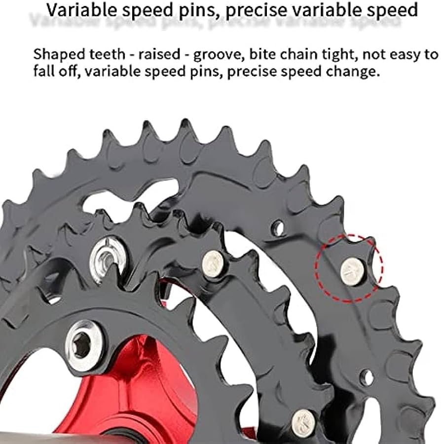 Amazon.co.jp: クランクセット 170mm MTBクランクセット ホロー