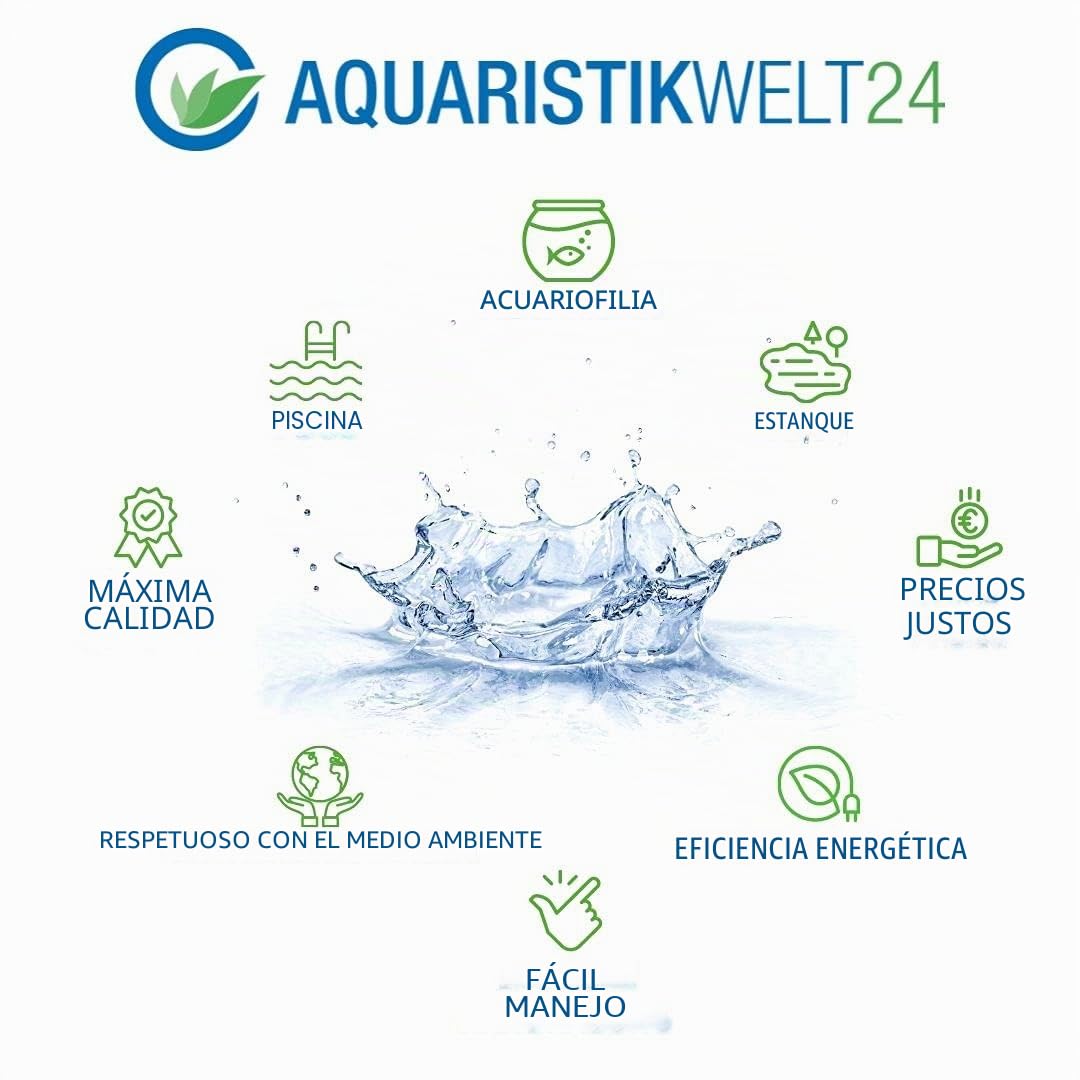 AquaOne Bomba de Piscina Autoaspirante HZS-200, 200 W, Circulación, 5000 L/h, Plástico, Above Ground