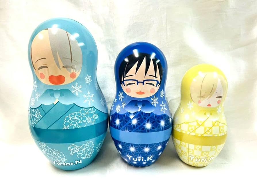 Amazon.co.jp: ユーリ on ICE マトリョーシ缶 大江戸温泉 K128