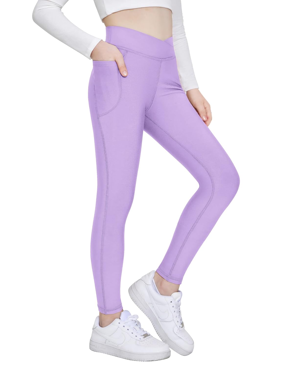 Zaclotre Calça legging infantil forrada com lã resistente à água no inverno quente crossover atlética ioga com bolsos em promoção! Veja a oferta e mais achadinhos de Meninas 8 Hoje é o melhor dia para comprar Zaclotre Calça legging infantil forrada com lã resistente à água no inverno quente crossover atlética ioga com bolsos com aquele preço maroto! Promoção! Aproveite a oferta! 8