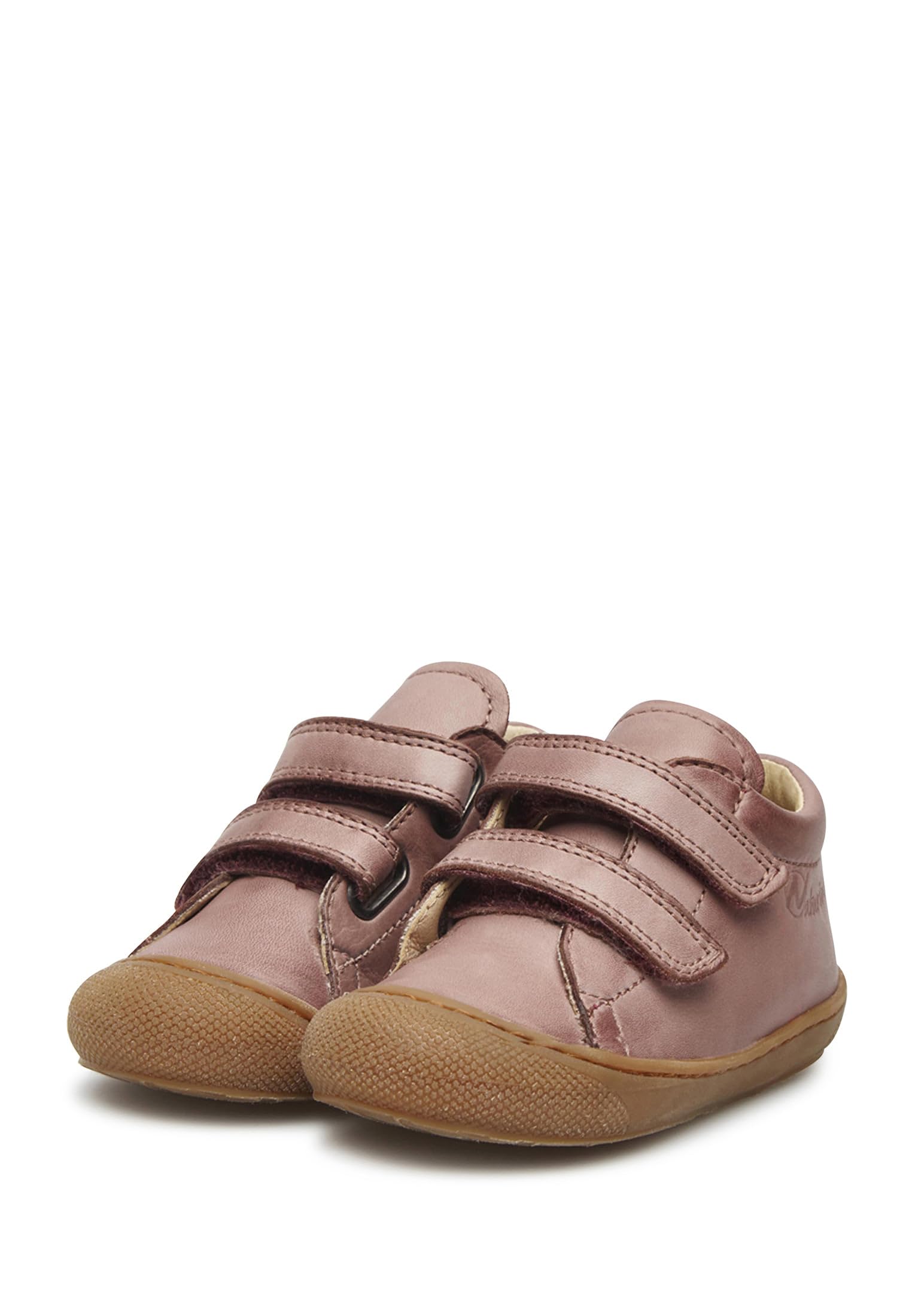 Naturino Cocoon VL buty do nauki chodzenia ze skóry nappa, brudny róż, brudny róż, 24 EU