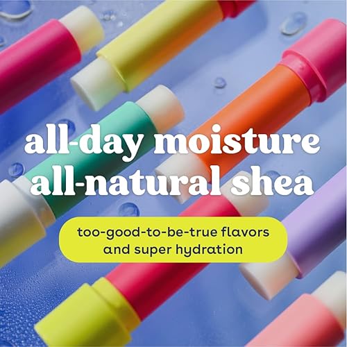 Miniatura 6 de eos Palitos de bálsamo labial de karité súper suaves, paquete variado de golosinas dulces, hidratante labial, 4 bálsamos labiales, malvavisco