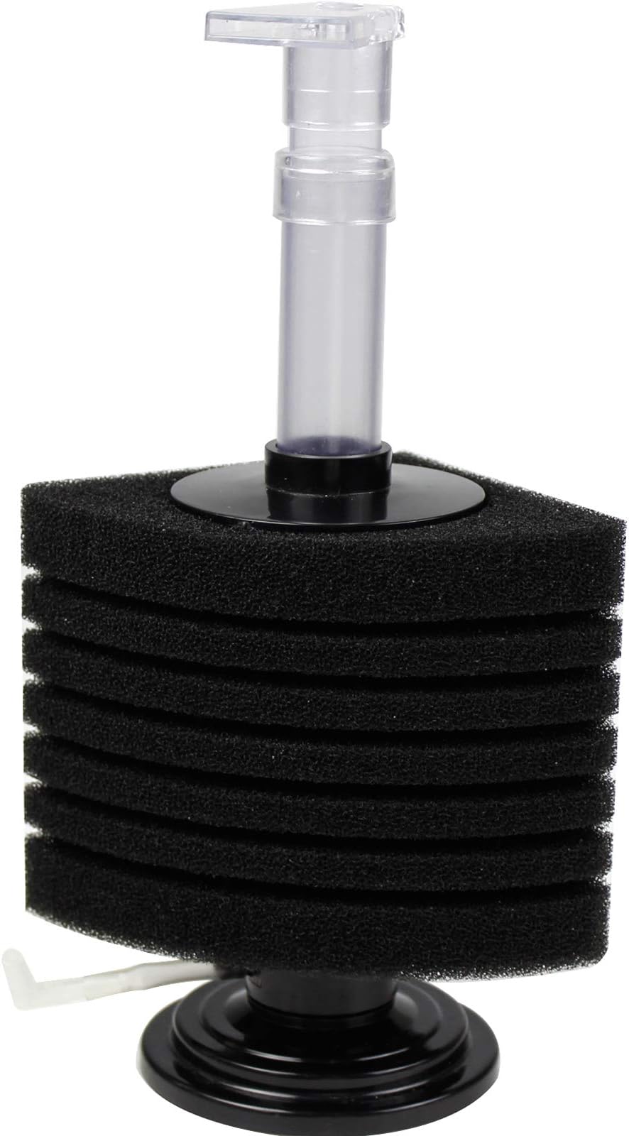 AQUANEAT Aquarium Bio Corner Sponge Filter, for Breeding Shrimp Nano Fish Tank, up to 55Gal