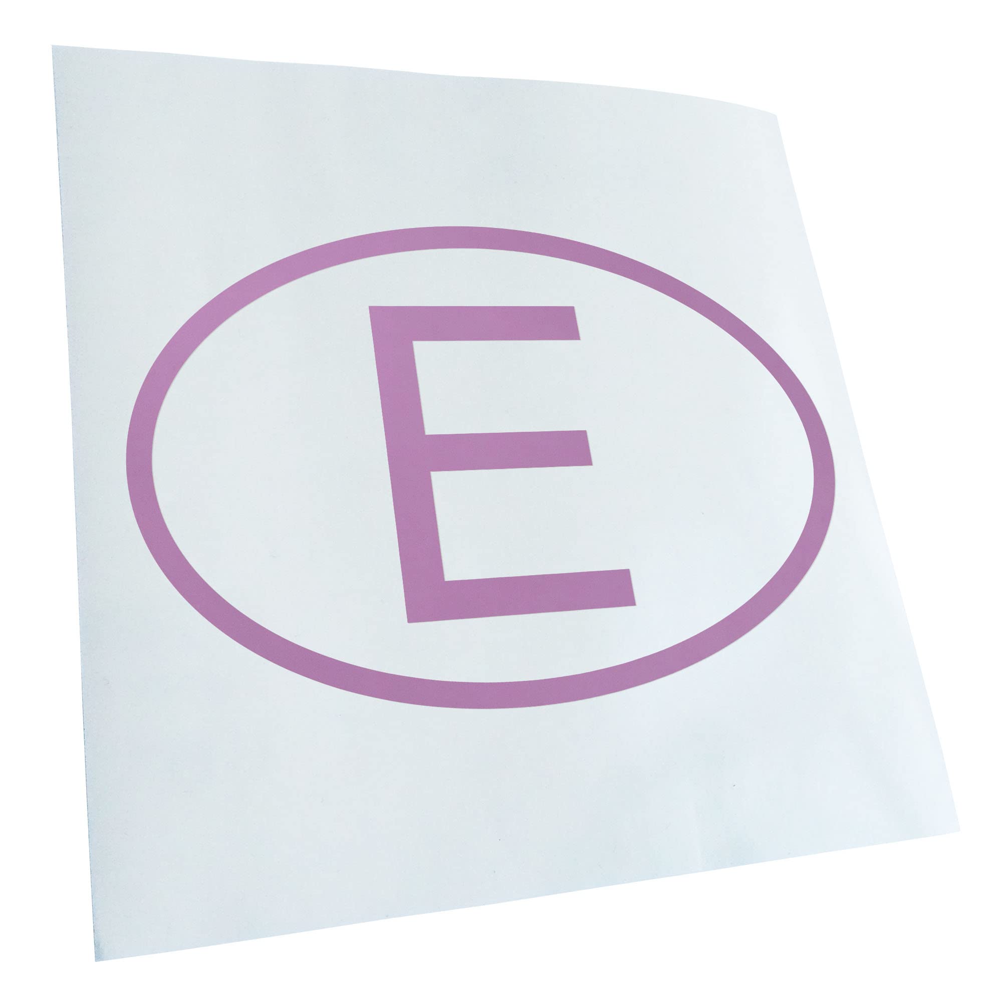 Kiwistar - Car Sticker - Lilac - 50 x 33 cm Spain E - Rear Window Car Sticker Weatherproof for Car Truck Moped Truck - Sticker Exterior Self-Adhesive Tuning Accessories for Window Vehicle Window