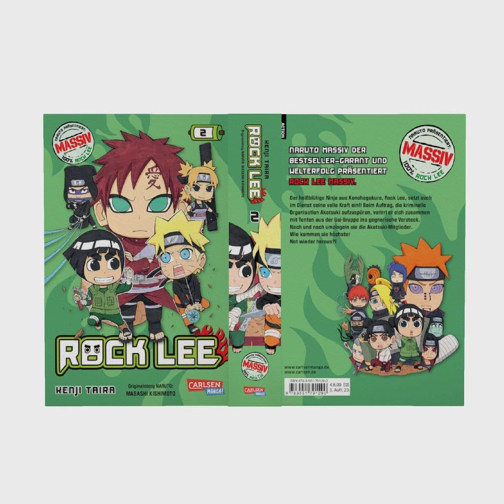 Rock Lee Massiv 2: Der NARUTO-Spin-off als Massiv-Ausgabe | NARUTO MASSIV der Bestseller-Garant und Welterfolg präsentiert ROCK LEE MASSIV.