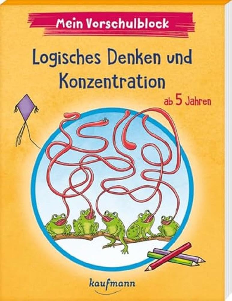 Mein Vorschulblock - Logisches Denken und Konzentration: ab 5 Jahren