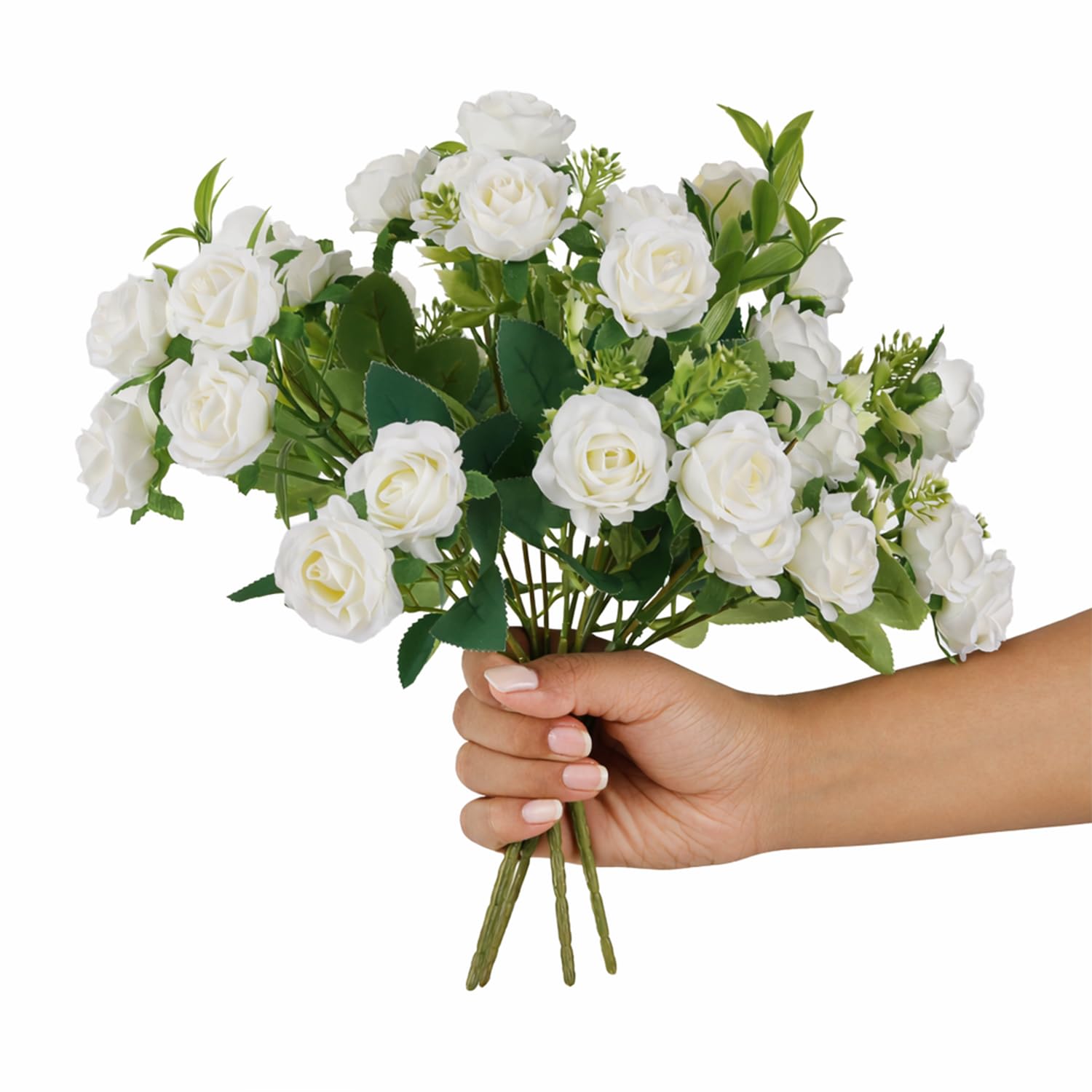 アートフラワーアレンジメント White Rose Buy Sehaz Artworks White Rose Artificial Flower for Vases Home