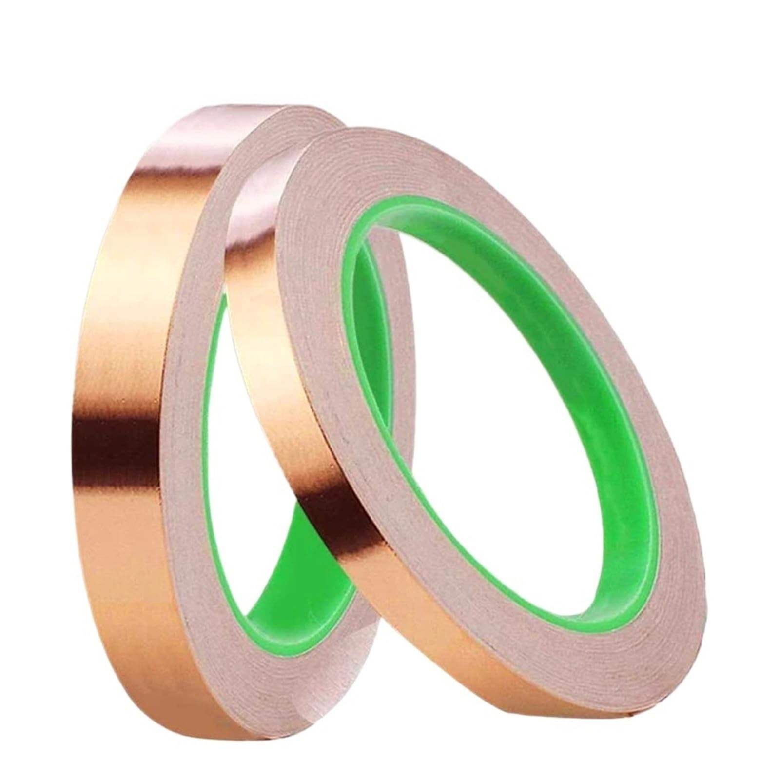 Kupferband Leitfähiges, selbstklebendes Kupferfolienband, DIY-Kupferfolienband in verschiedenen Größen for Elektronik, Bastelarbeiten und Abschirmung von Buntglas(20M-25MM)