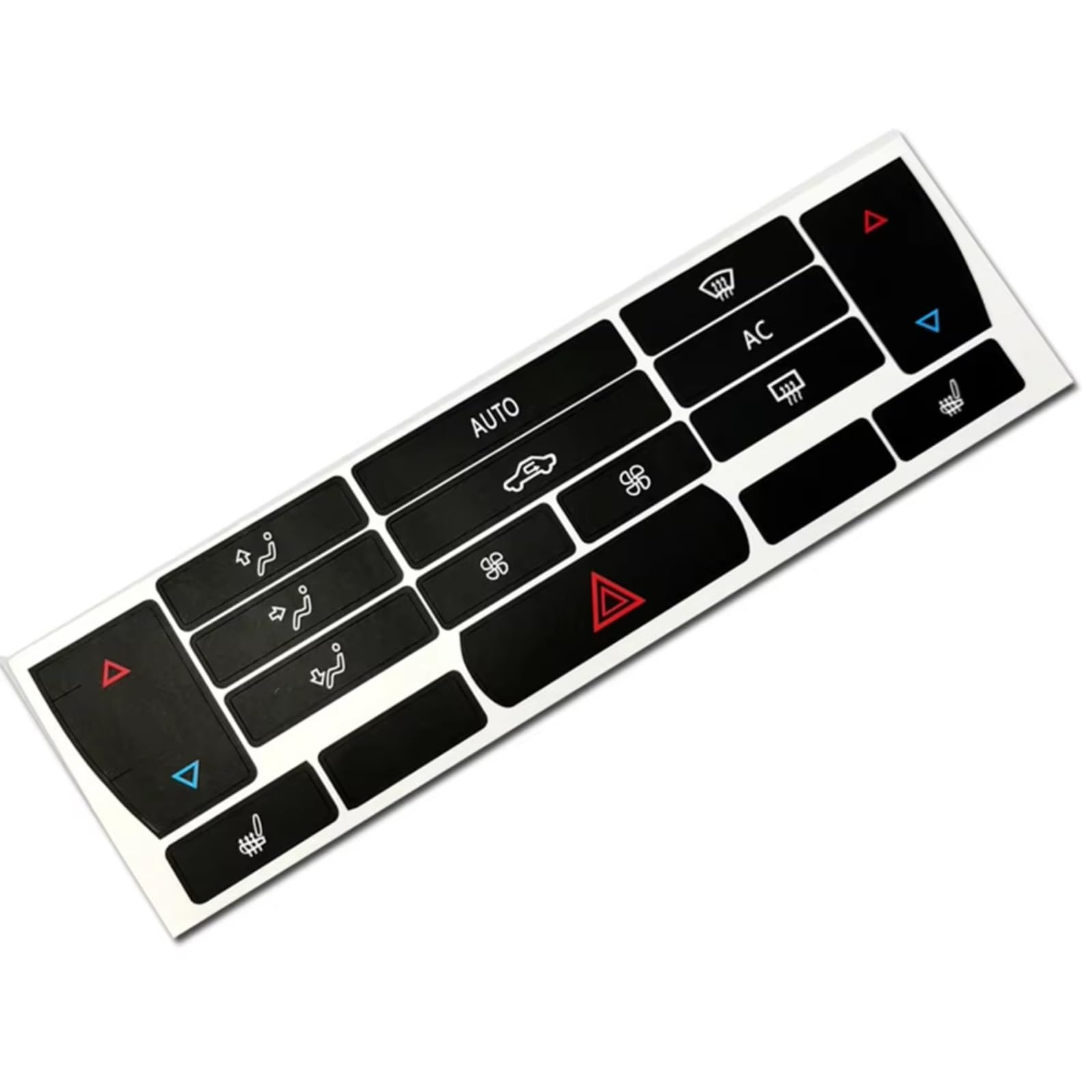 Button Repair Stickers for Car Compatible with Saab for 9-3 2003 2004 2005 2006 2007 Car Air Conditioning Climate Control Button Maintenance Board A/C Repair Sticker