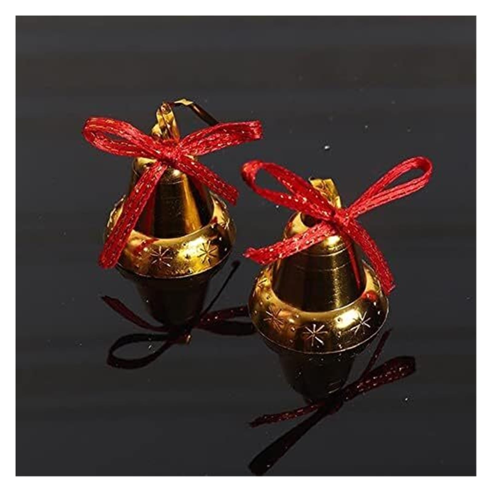 Campane artigianali, ornamenti for campane di Natale, campanelli artigianali, piccole campane natalizie Campane natalizie appese