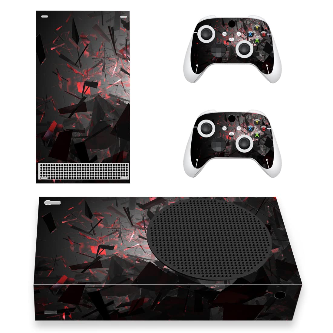 playvital Fragmented Space Custom Vinyl Skins for Xbox Series S, Wrap Decal Cover Stickers for Xbox Series S Console Contr...