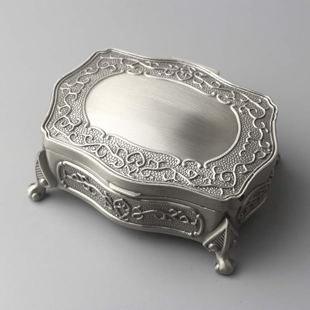 Sinzyo Embossed Zinc Alloy Music Box Metal Movement Music Box Christmas Birthday Valentine's Day (Metal Embossed Type A, Tune; You Are My Sunshine)