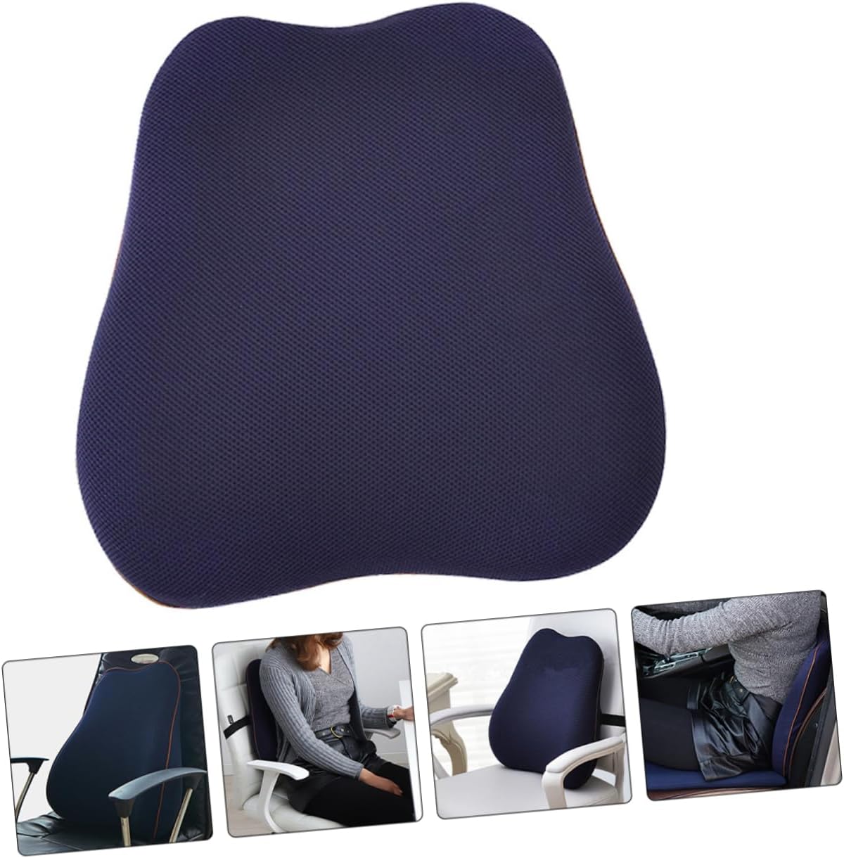 Adorable Lumbar Support Pillow for Office Chairs Ergonomic Back Cushion for Home and Car Comfortable and Breathable Design for Lower Back