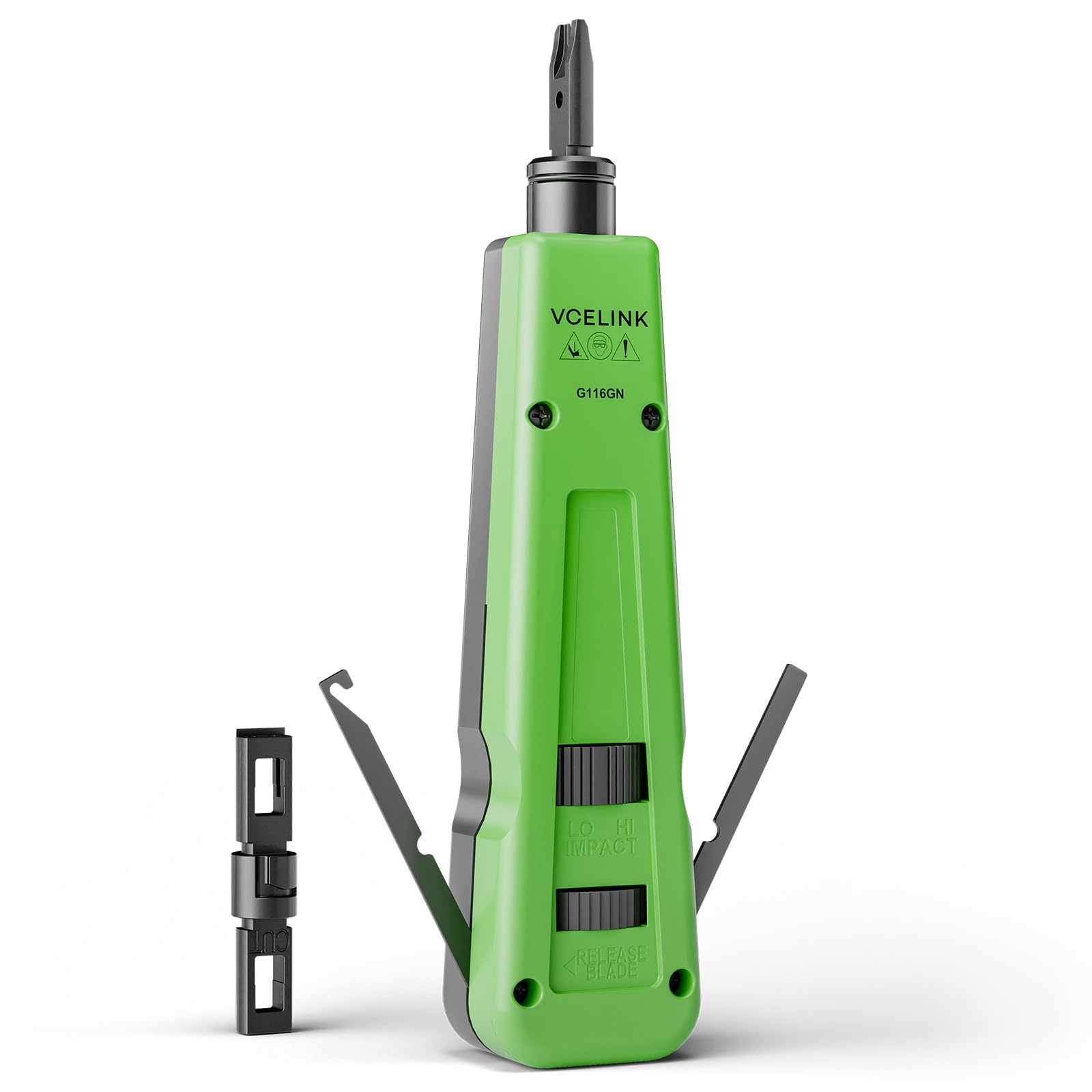 VCELINK Punch Down Impact Tool with 110 & 66 Blades, Adjustable LO