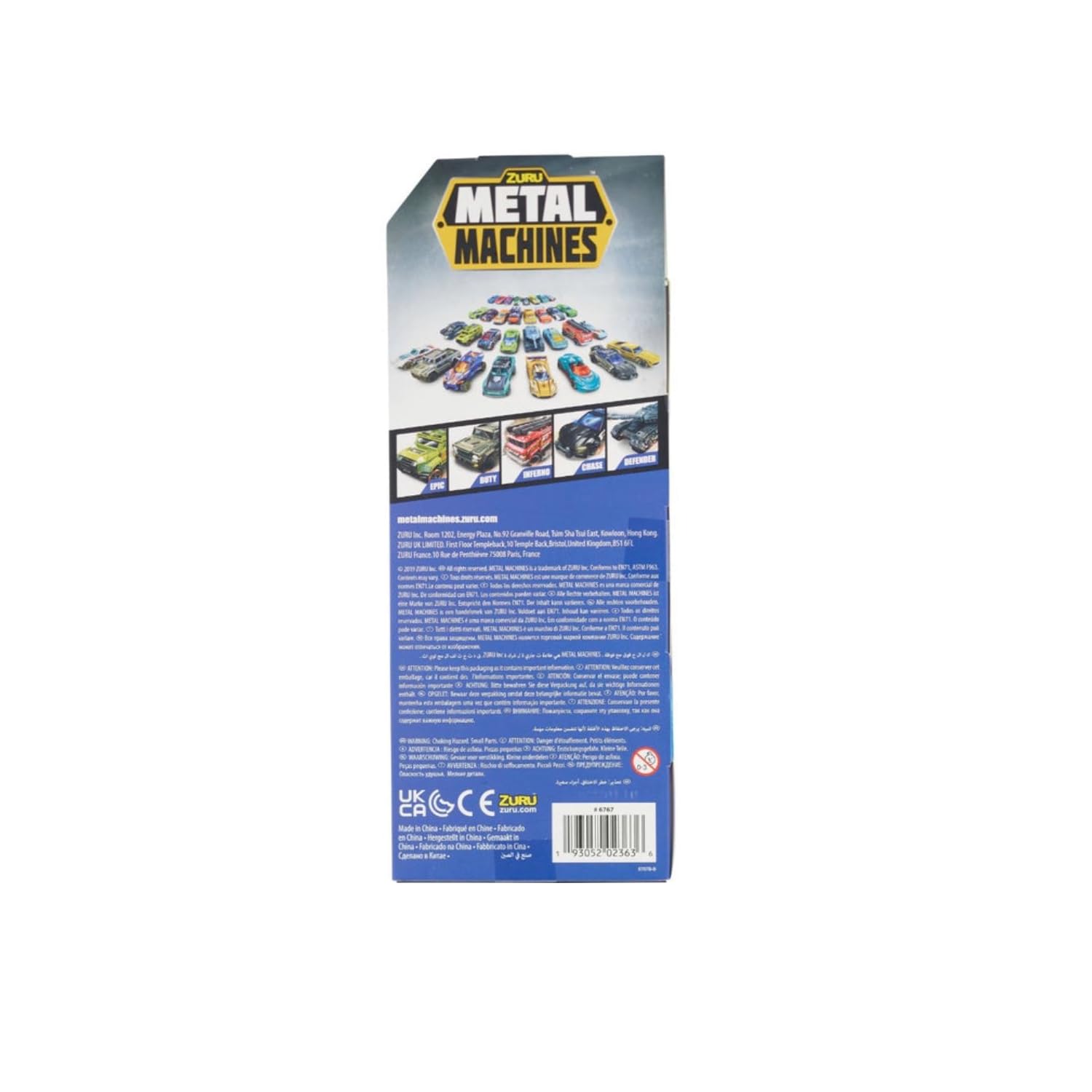 ZURU Metal Machines City Force Car Pack with 5 Cars and for Children from 3 Years - Image 4