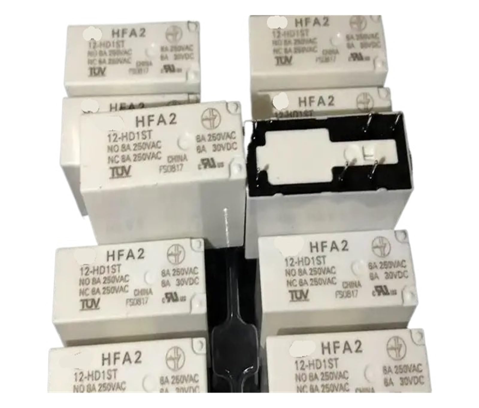 Relé G2R-1A1B-12V-8A HFA2 12-HD1ST de alta durabilidad con 6 pines 2
