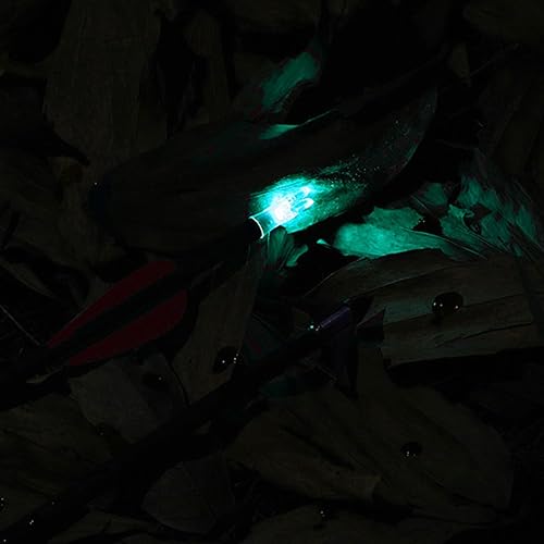Miniatura 7 de 6 piezas de cercas iluminadas para ballesta de 0.3000.300 in de diámetro interior con luz LED de flecha para tiro con arco y caza