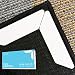 8 PCS Scientific Large Size Anti Curling Carpet Tape Rug Gripper, CozyUS Keep Rug In Place and Keep Corners Flat, Advanced Gecko Foot Non Residual Technology, Double Sided, 2X Grip, Reusable (Large)