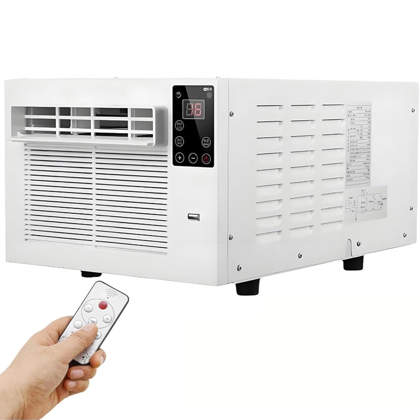 JIANGYUXINLI Camping Tent Air Conditioner Portable, 1881BTU Mini AC Unit for Mosquito Net, Without Outdoor Unit, Quiet Low Power Cooler Dehumidifier for Bedroom, Caravan, Dormitory, and Rental House