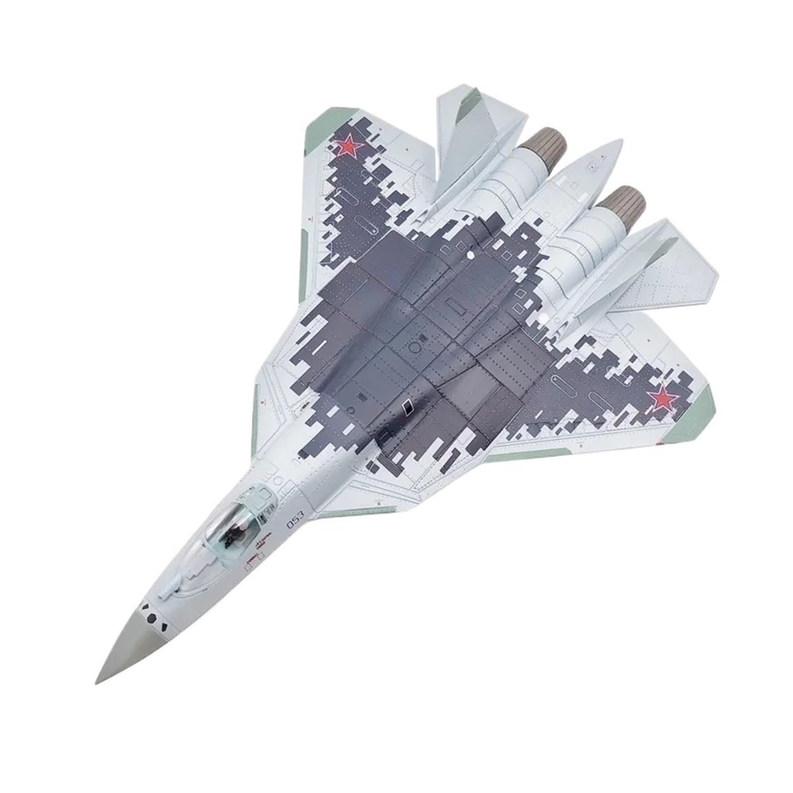Modello Aeroplano Metallo SU-57 Russo Scala 1/100 | Collezione, Giocattoli Statici, Lega, Aereo Da Caccia