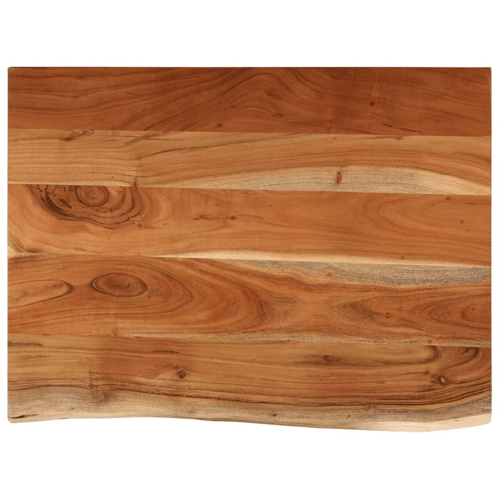 vidaXL Encimera de Baño Rectangular, Tablero de Tocador, Encimera de Lavabo, Tablero para Armario, Madera Maciza de Acacia 70x60x3,8 cm