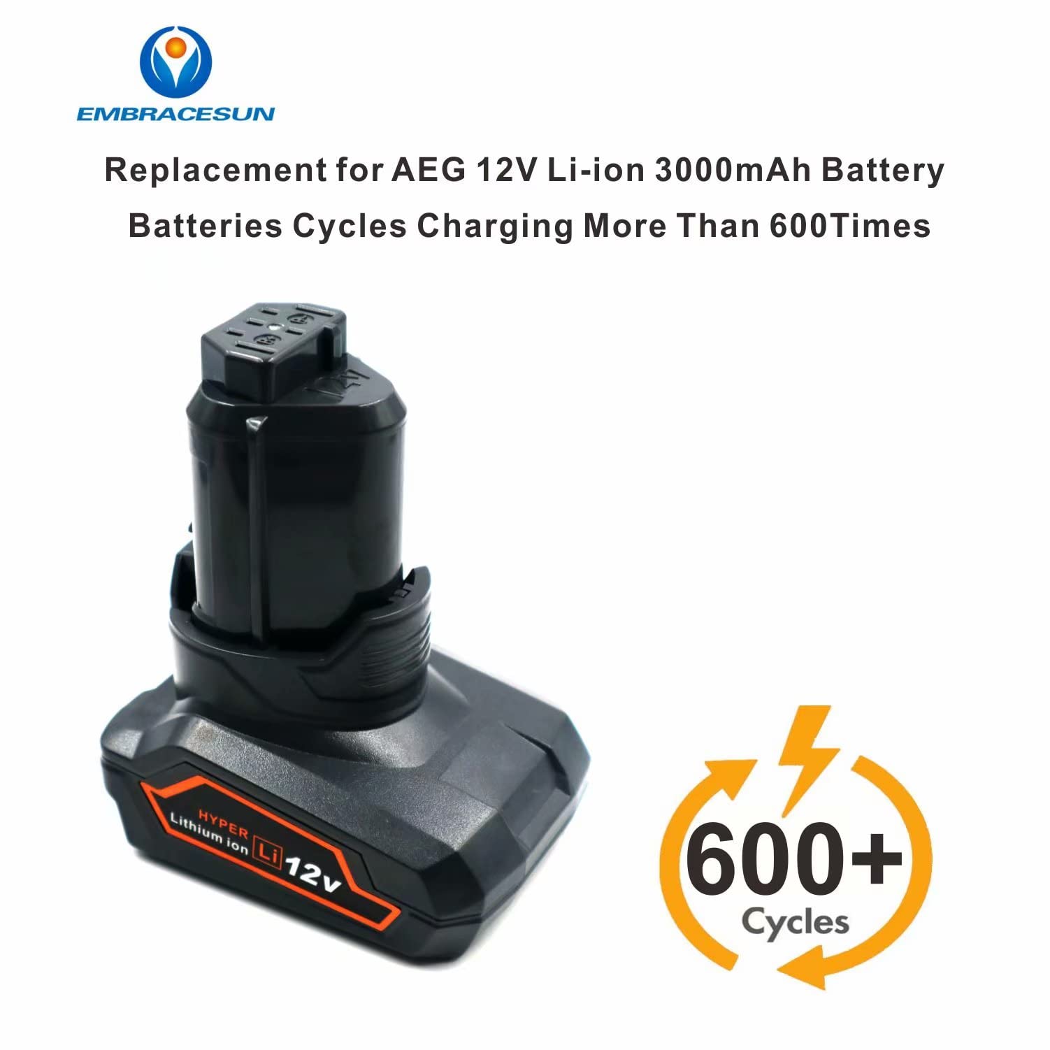 3000Mah Li-Ion 12V L1215 Batterie Remplacement De La Batterie AEG 7445038172122