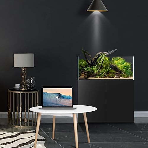 Miniatura 4 de FZONE 9 galones Acuario para peces sin borde de bajo contenido de hierro Nova Clear Ultra-Blanco con bordes biselados de 45 de vidrio translúcido