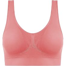 Womens Wireless Push Up Bras Comfort and Breathable T Shirt Everyday Bra Solid Lift Up Tank Bralettes Underwear 2024