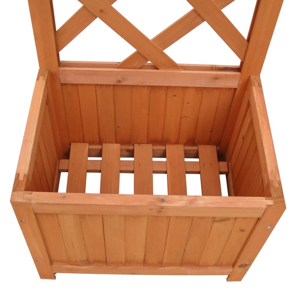 BaraSh Jardinière en Treillis 40 x 30 x 135 cm,Jardinières,Jardinieres Exterieur,Bac Jardiniere,Bac à Fleurs Extérieur,Jardinieres Balcon,Jardinières,Jardinieres Exterieur,Bac Jardiniere,