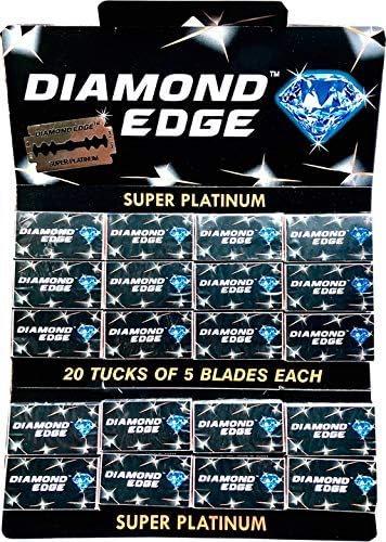 Amazon.com: Super-Max Diamond Edge Double Edge Razor Blades, 100 blades ...