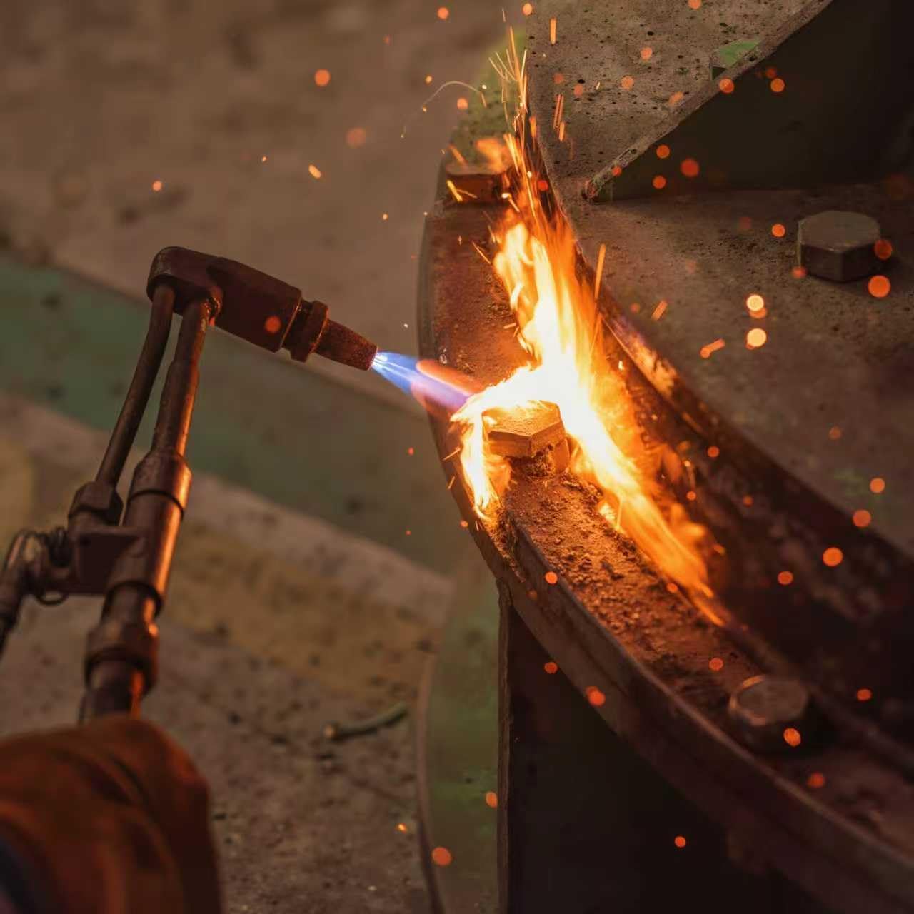 RX WELD Leichtes Schweiß- und Schneidbrenner-Set | HVAC Lötset, Rückschlagventile & Tote, Zylinder nicht im Lieferumfang enthalten