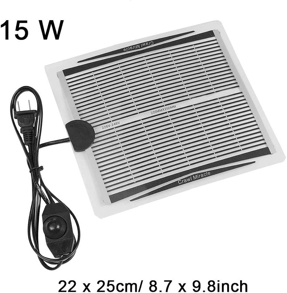 【2021春夏新色】 Tikaton Reptile Heat Pad Adjustable Temperature Under Tank