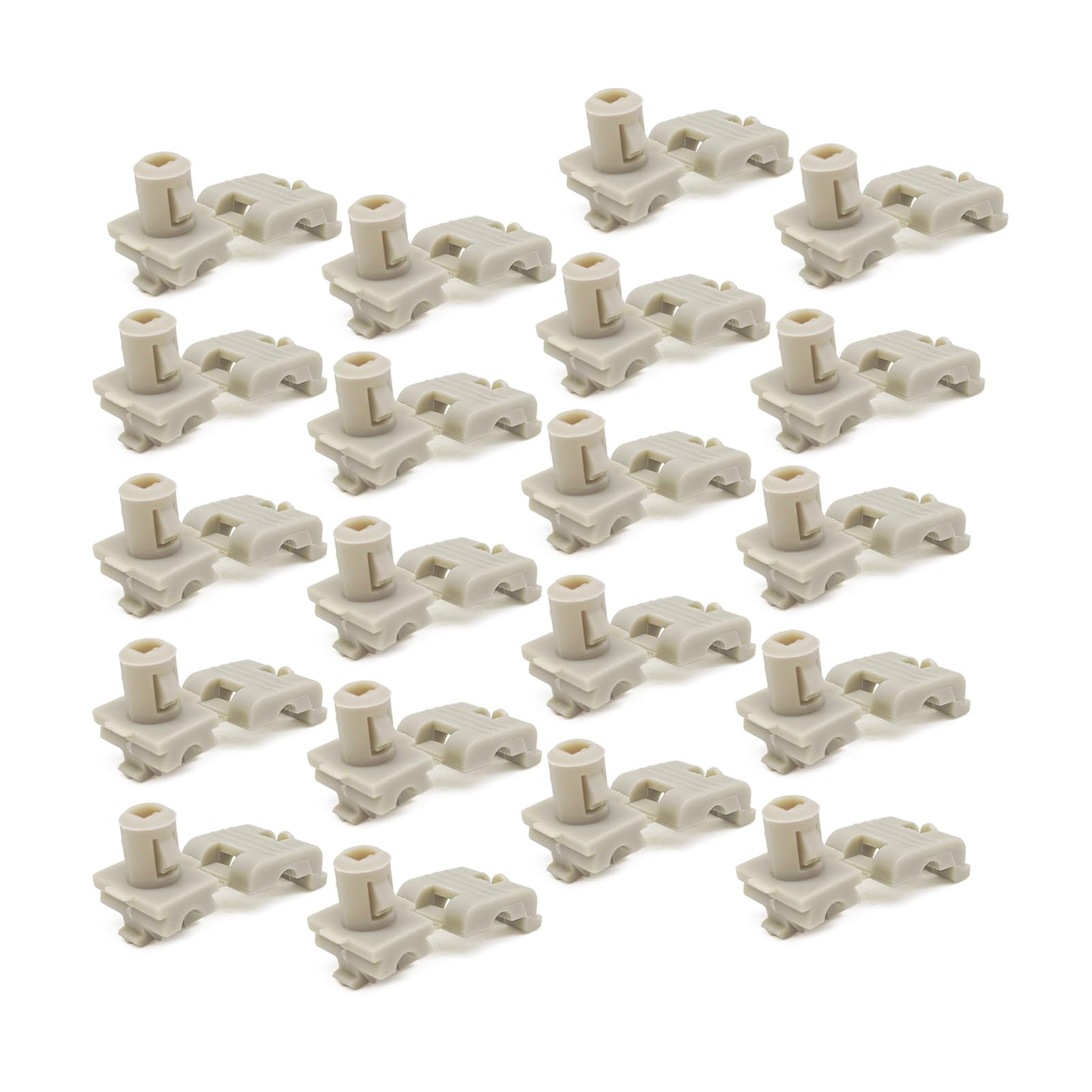 20Pcs Rear Panel Door Lock Rod Latch Clip Compatible With GM Trucks Ford F150 F250 F350 Super Duty Buick Chevy Cadilac Trucks Replace OE 16629990