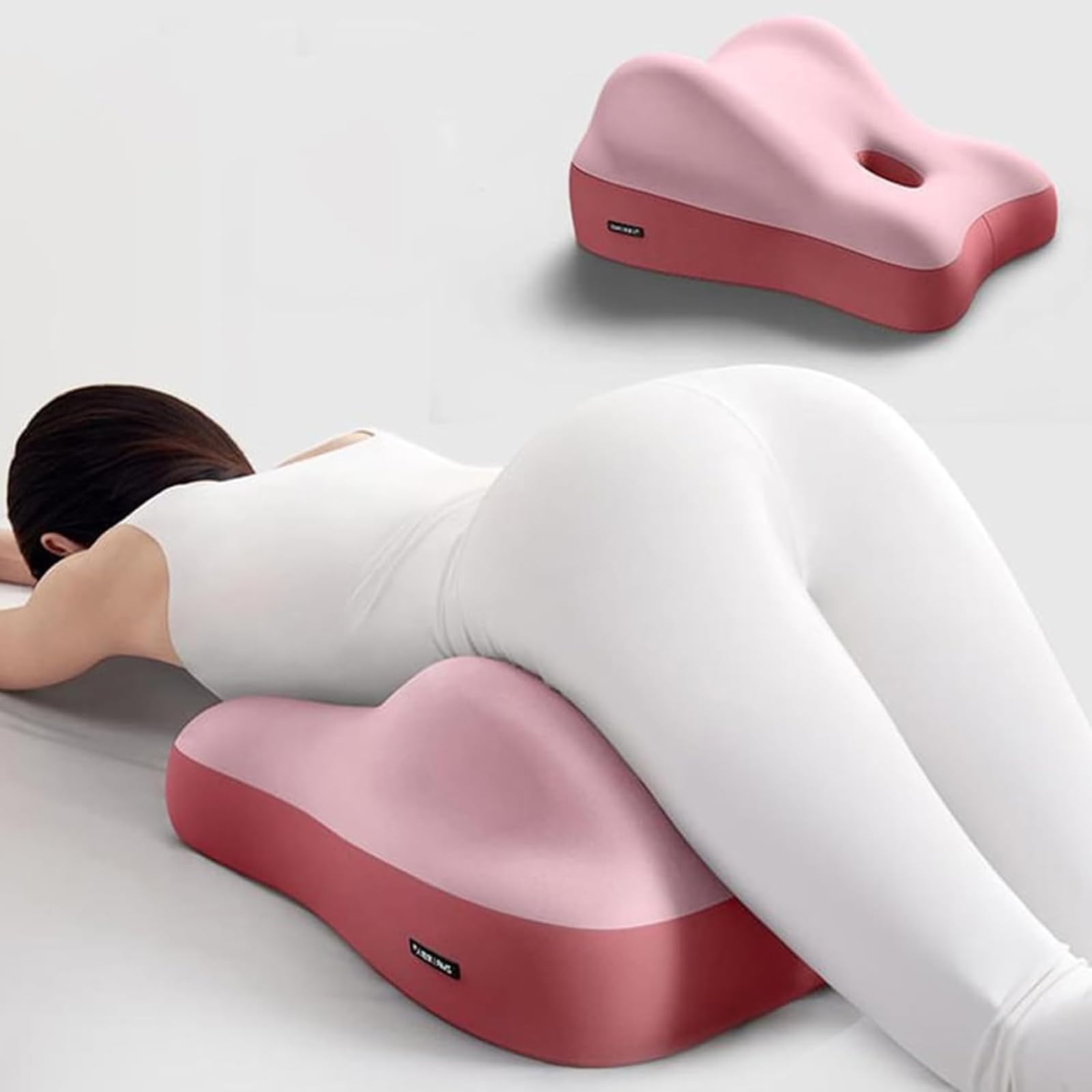 REGAPOG Oreiller Sexuel，Sex Oreiller，Coussin Sexuel Couple，Coussin Sexes Couple Plaisir, Support Lombaire & G‑Spot, IdéAl pour Jeux éRotiques en Duo (Gris)