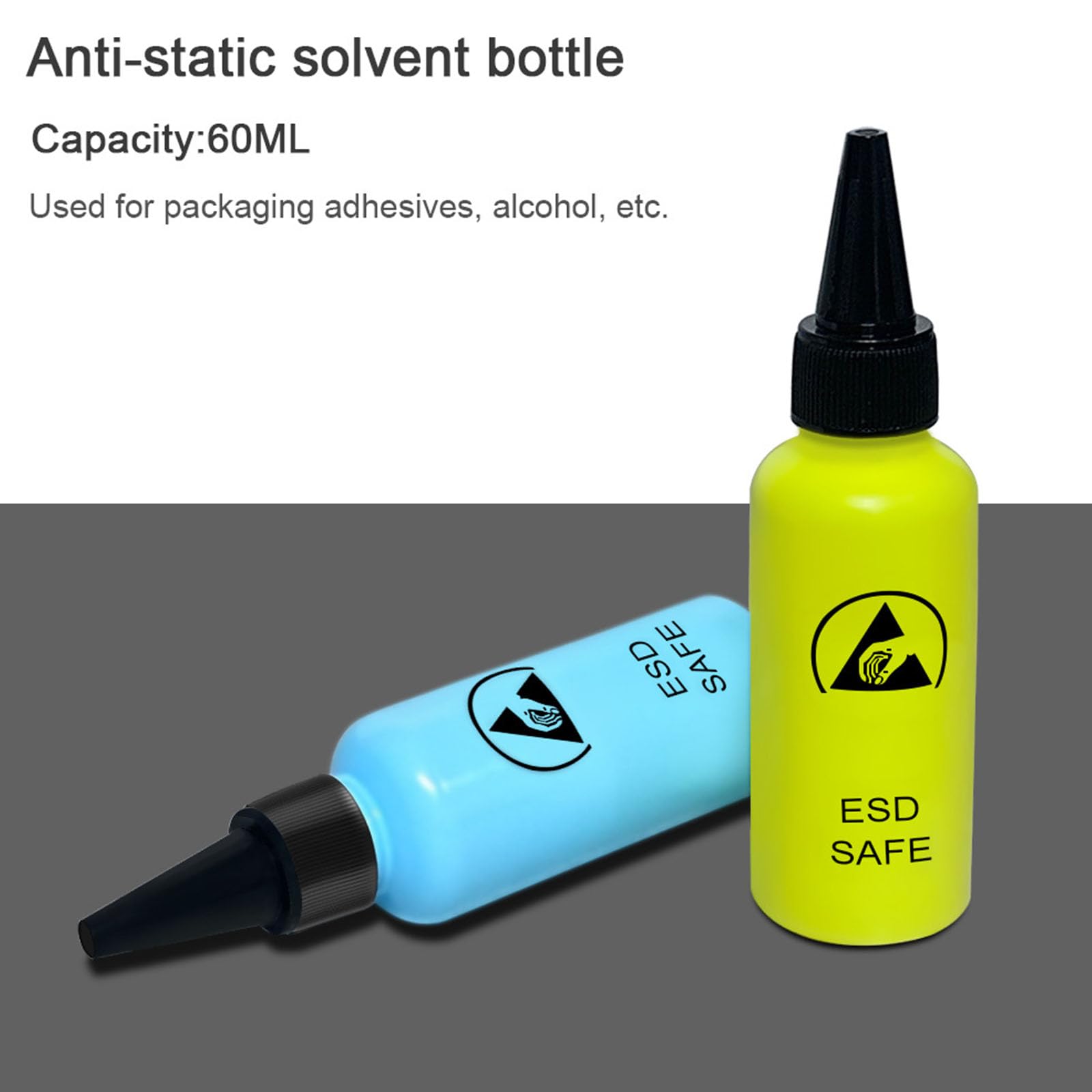 Flacone solvente da 65 ml con erogatore di aghi per colle di carico liquidi adesivi per saldatura colofonia bottiglia Repai