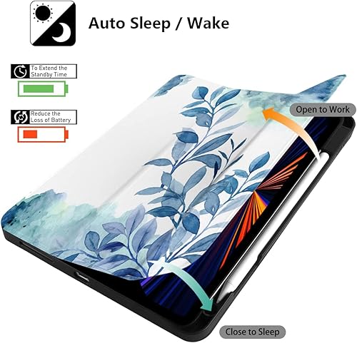 Miniatura 5 de DONGKE Funda protectora delgada para iPad Pro 2022202120202018 de 11 pulgadas de generación 4321  Funda protectora delgada  Soporte integrado para