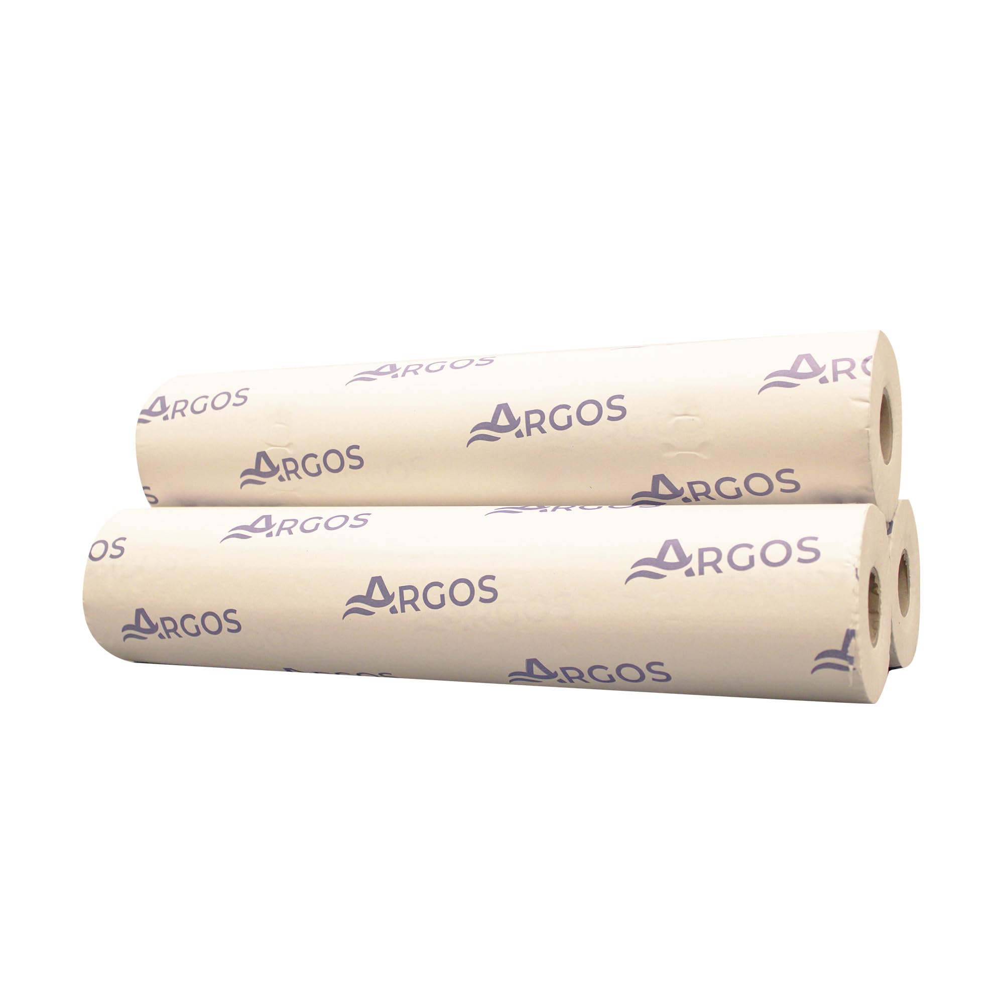 ARGOS - White roll Examination Sheet - Recycled Cellulose - Comfort and Absorption - 57M - 150 Format - Made in France - 12 Rolls of 150 Sheets