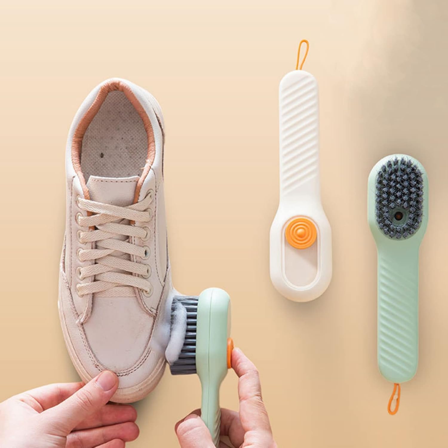V2H Liquid Dispensing Cleaning Brush with Scrub for Multifunctional Shoe Brush Pack of 1-picture-16