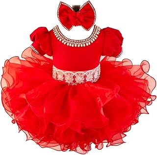 Pageant Dress Handmade Beaded Dresses Toddler Pageant Princess Dress - Buy now