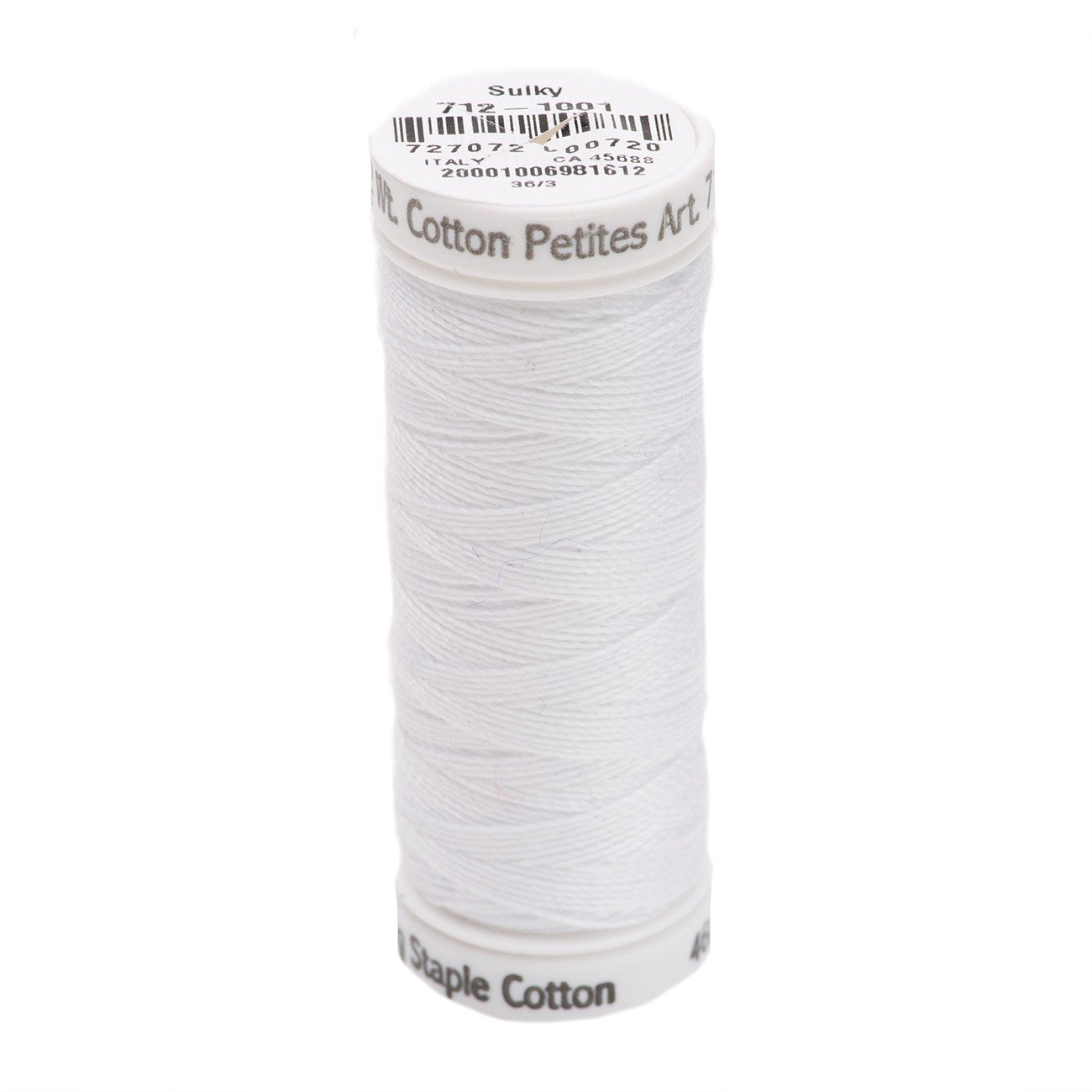 Sulky Of America 12wt 2-Ply Cotton Thread, 50 yd, Bright White by Sulky Of America