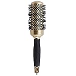 Olivia Garden NanoThermic Ceramic + Ion Round Thermal Hair Brush - Not Electrical - Professional Blowout Brush for Normal to Thick Hair, NT-44G, 1 3/4