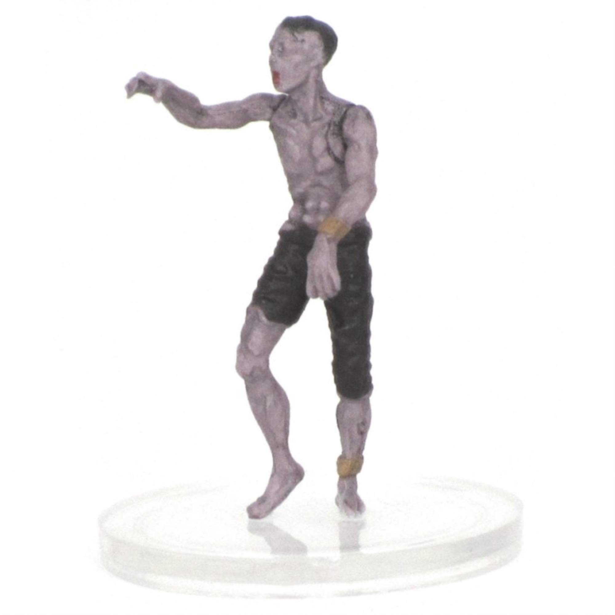 Personajes de aventura - Zombie Male Human Reacher - Miniatura de plástico para D&D o Pathfinder