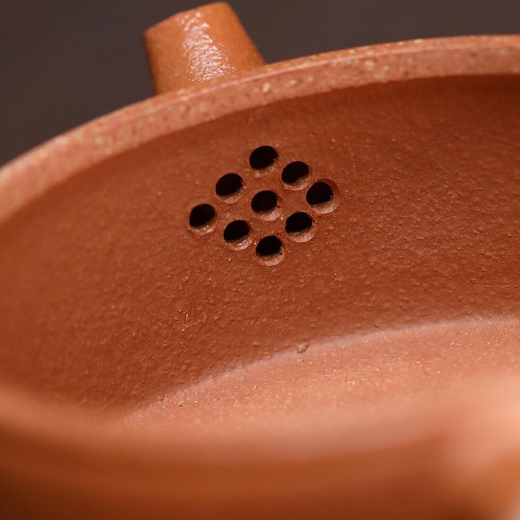 Tetera de Kung Fu Para Hacer té Tetera De Arcilla Amarilla For Uso Doméstico, Escritorio For Salón Té, Adecuada For La Mayoría Los Tés Juego de Té de Cerámica